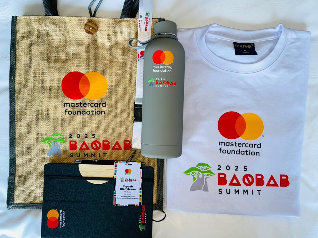 BAOBAB Summit gifts and badge