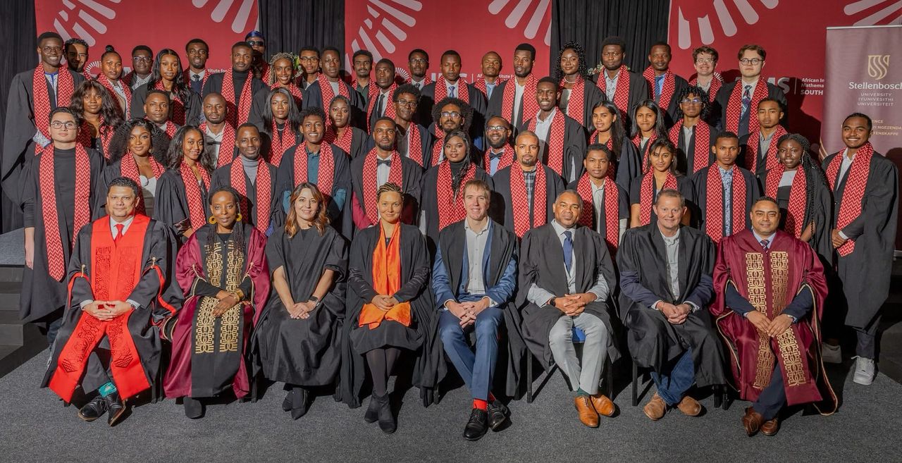 AIMS South Africa graduation class of 2025